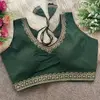 Tew Heavy Pure Roman Silk Fancy Blouses Wholesale Distributors In India